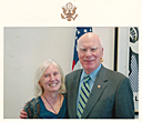 Sen Leahy & Diana Levine